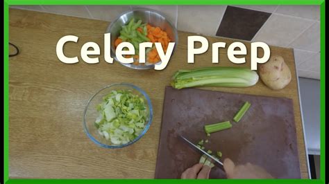 how to prep celery